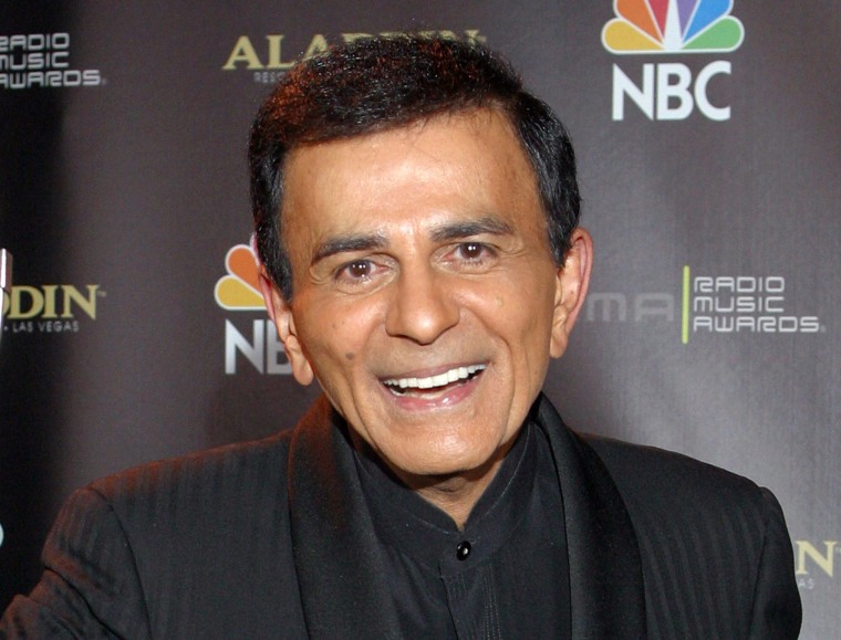 Image: Casey Kasem after receiving the Radio Icon award during The 2003 Radio Music Awards