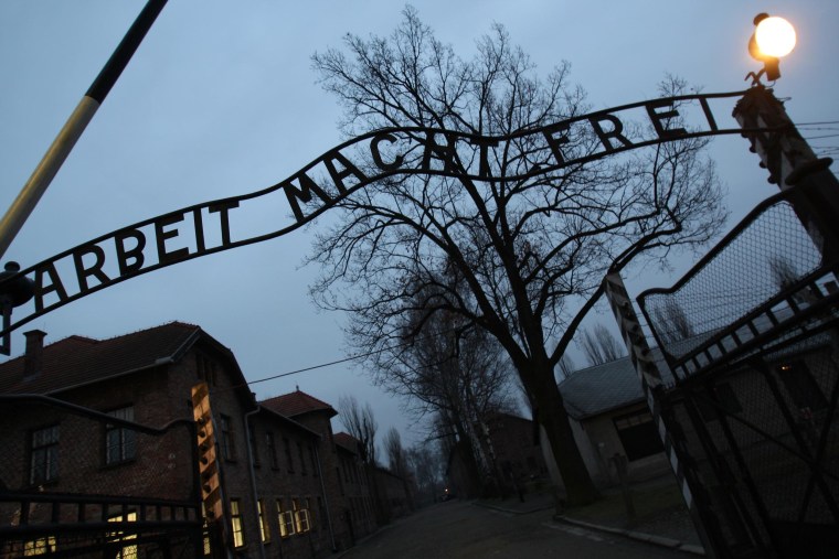 Image: Entrance to Auschwitz