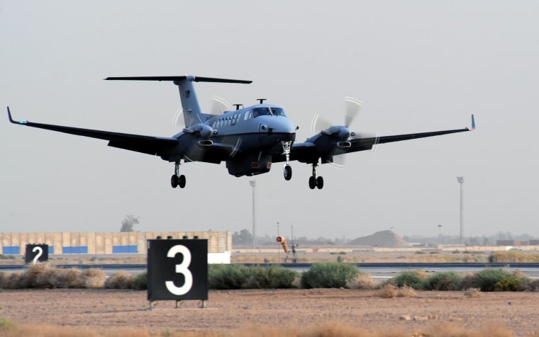 Image: The MC-12 aircraft