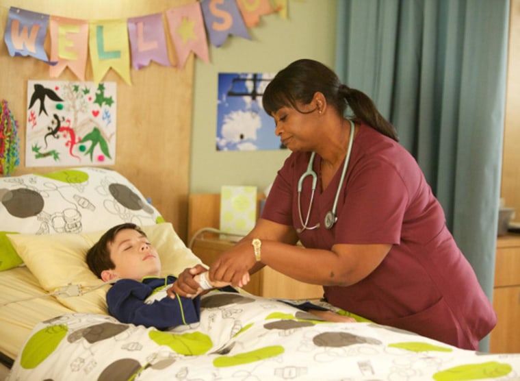 Image: Pictured L-R: Griffin Gluck and Octavia Spencer on Fox’s 'Red Band Society'