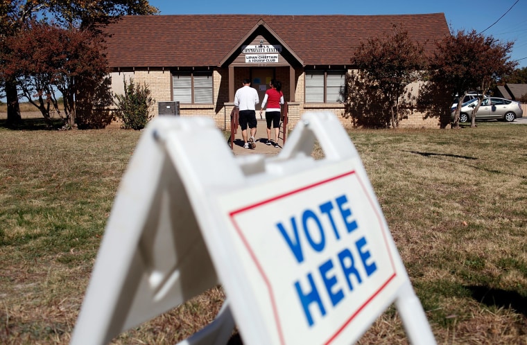 Image: U.S. Citizens Head To The Polls To Vote In Presidential Election