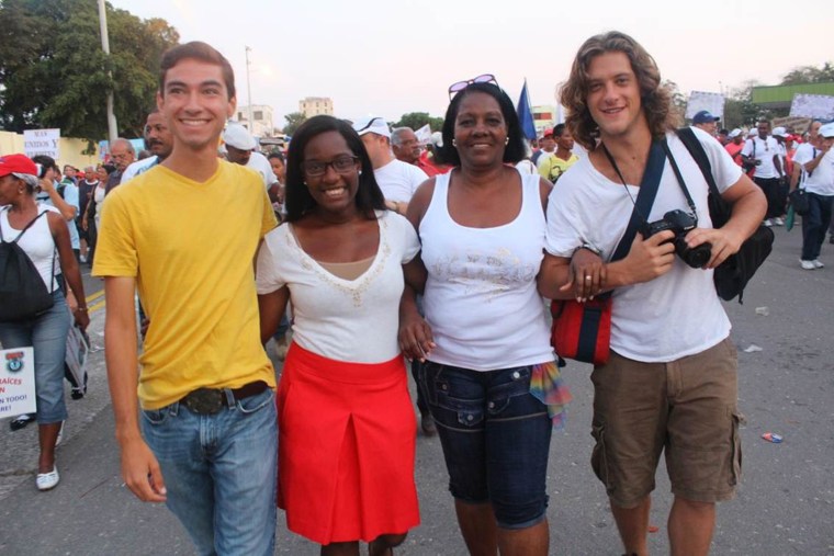 College student Candace King, second from left, spent her spring semester in Havana, Cuba.