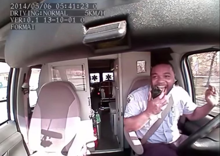 Image: A video of an EMT voguing went viral on YouTube