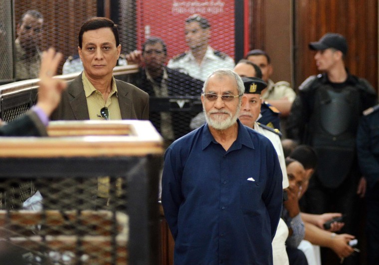 Image: Egyptian Brotherhood's supreme guide Mohamed Badie