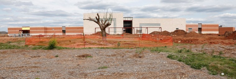 Image: The newly rebuilt Plaza Towers Elementary School