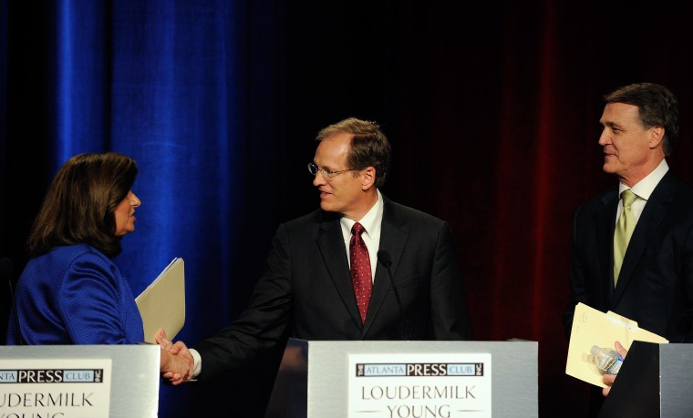 Image: Karen Handel, Jack Kingston, David Perdue