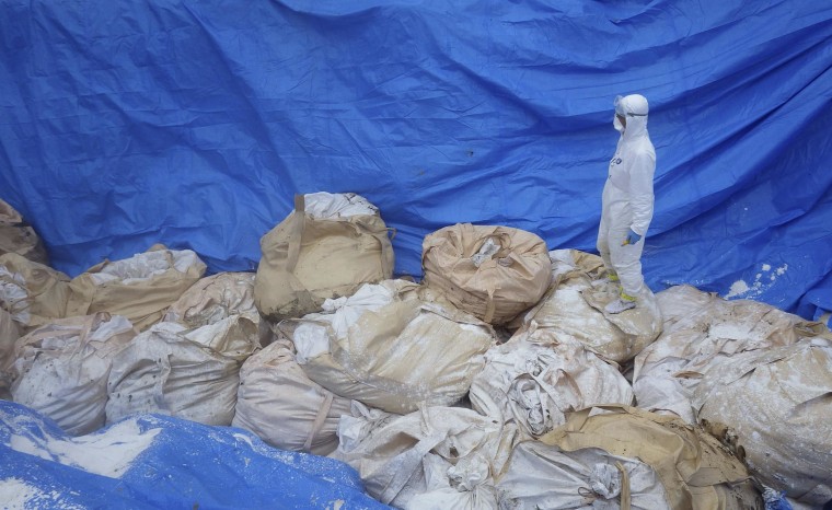 Bags of chickens culled after H5 virus was detected in two birds at a poultry farm in Japan. H5N1 bird flu only rarely infects people, but it's a nightmare for health officials.