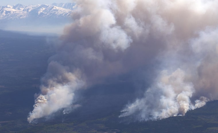 Image: The Funny River Fire on the Kenai Peninsula grew to consume more than 20,000 acres of the Kenai Peninsula Wildlife Refuge land near Soldotna, Alaska