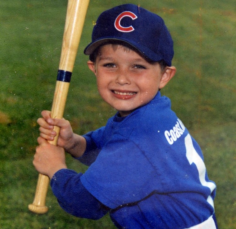 Image: A childhood photo of victim Christopher Ross Michael-Martinez who was killed in Saturday night's rampage