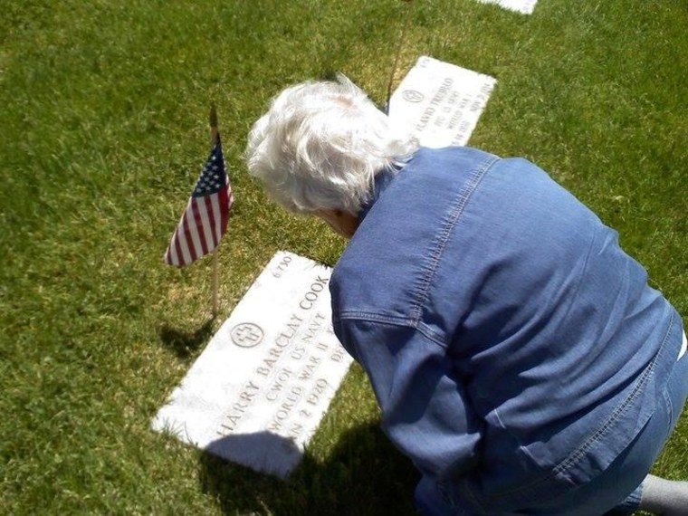 Remembering Harry Barclay Cook at Santa Fe National Cemetery in New Mexico.