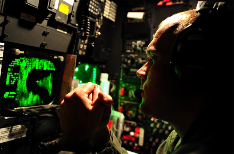 Cathode ray tube displays like this will soon be a thing of the past as the Air Force installs LCD screens and other modern tech in eaco of its 76 B-52 bombers.