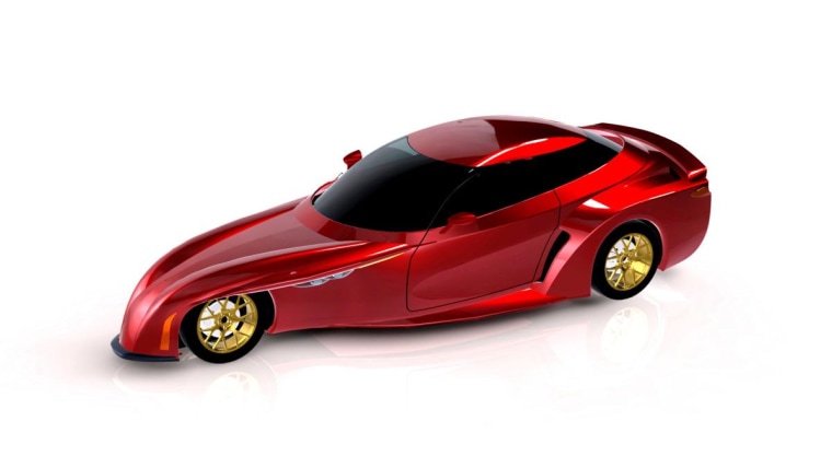 The DeltaWing sedan concept picks up many of the design elements of the race car, notably its sleek aerodynamic shape and light weight.