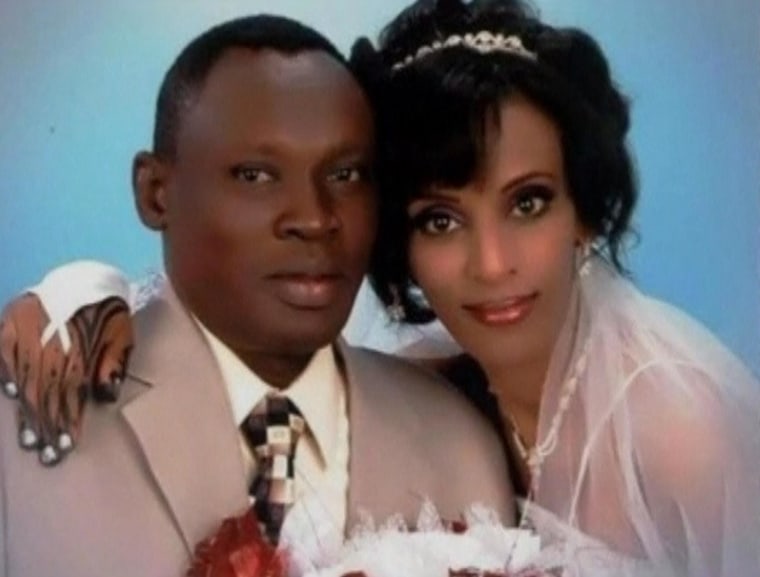 Meriam Yehya Ibrahim with her husband Daniel Wani, a Christian man from South Sudan. Ibrahim, who is Sudanese, was sentenced to death for refusing to renounce Christianity.