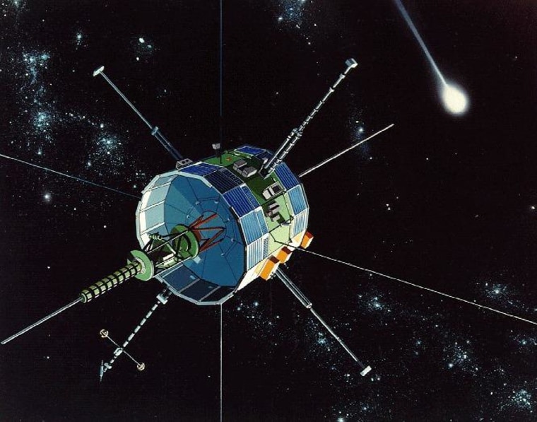 The ISEE-3 spacecraft, now known as the International Cometary Explorer.