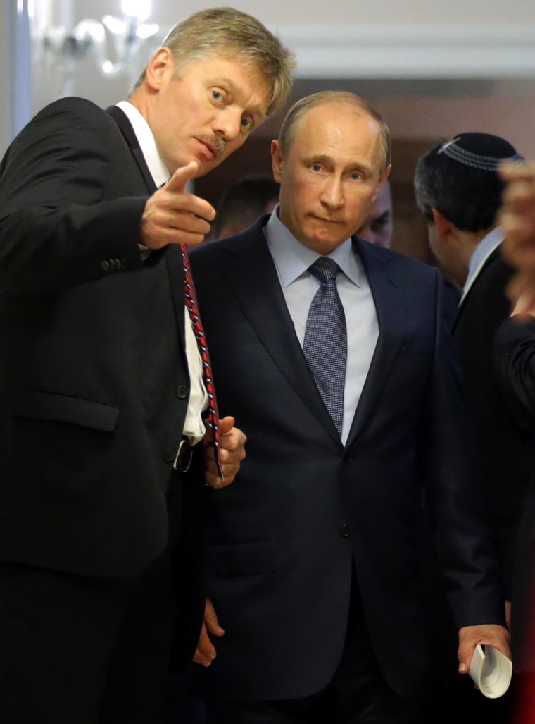 Vladimir Putin, Dmitry Peskov