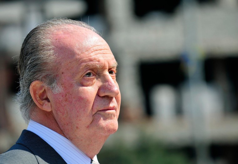 Image: Spain's King Juan Carlos