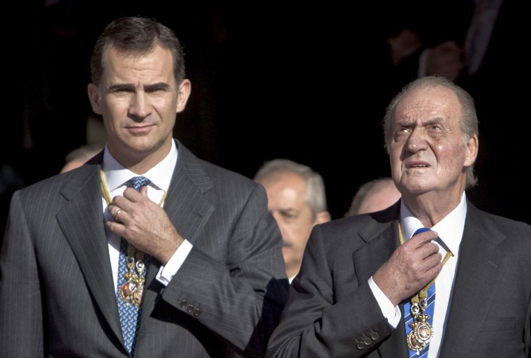 Image: King Juan Carlos abdicates