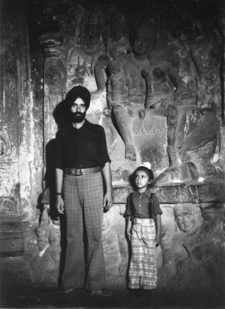Image: Waris and his father