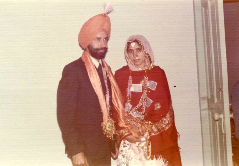 Image: The wedding of Waris' parents