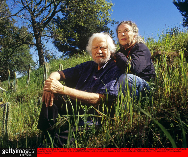 Image: Pioneering pharmacologist Alexander Shulgin and his wife, Anne