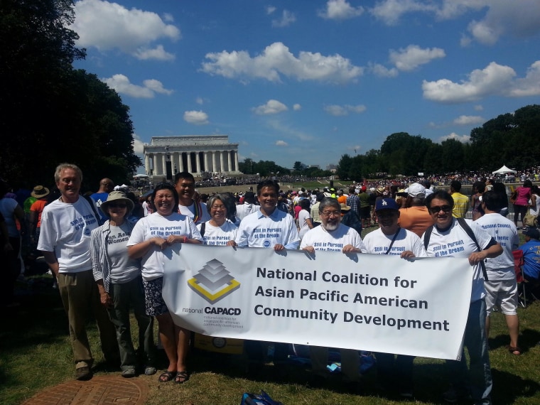 Lisa Hasegawa and CAPACD staff in Washington, D.C.