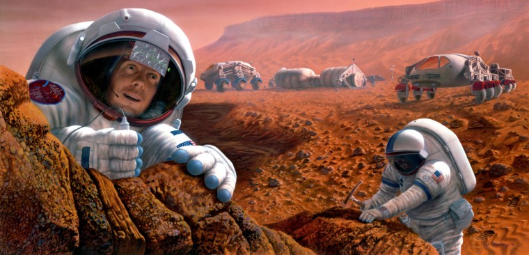 Image: Humans on Mars