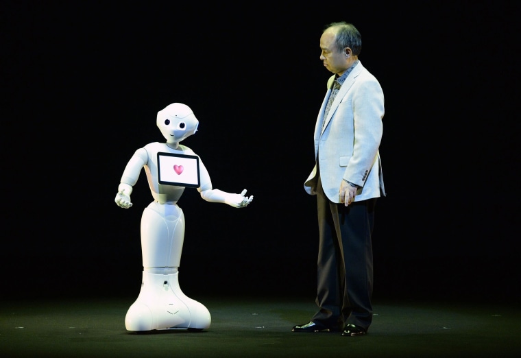 Image: Masayoshi Son and Pepper