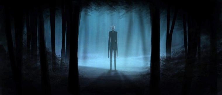 A rendering of "Slender Man" by artist Nick Tyrell
