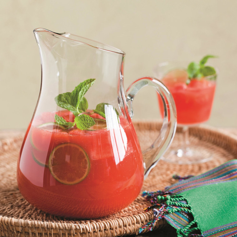 Watermelon sriracha sangria, reprinted with permission from "The Veggie-Lover's Sriracha Cookbook" (2013) by Randy Clemens and published by Ten Speed Press, a division of Random House Inc.