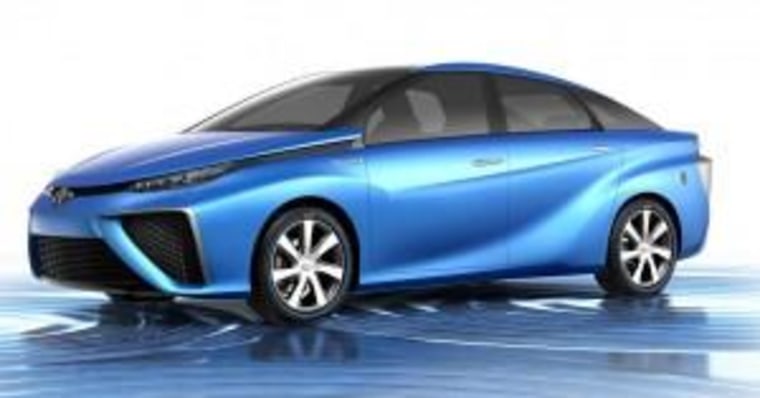 Toyota unveiled its FCV hydrogen concept vehicle at the Tokyo Motor Show last year.