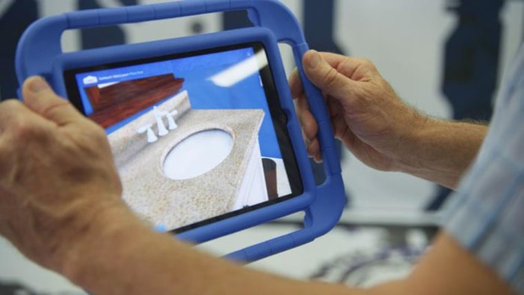 Lowe's announced a new 30-by-30 virtual reality room that enables customers to view a 3-D representation of their renovation projects before they start.