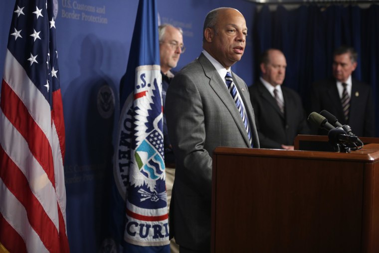 Image: Jeh Johnson Discusses Influx Of Unaccompanied Child Immigrants Into U.S.