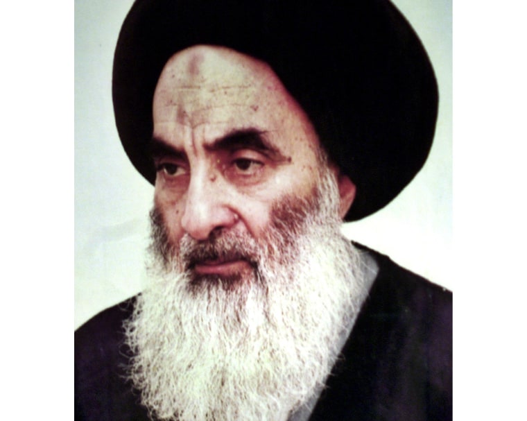 Image: Grand Ayatollah Ali al-Husseini al-Sistani