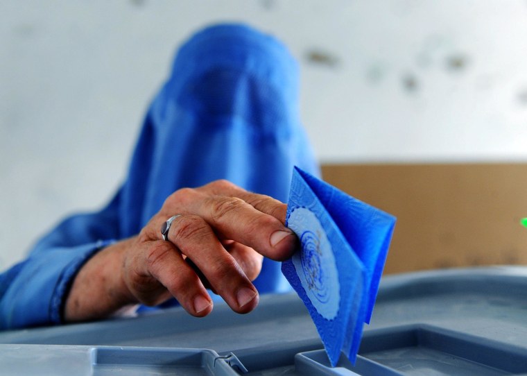 Image: AFGHANISTAN-ELECTION