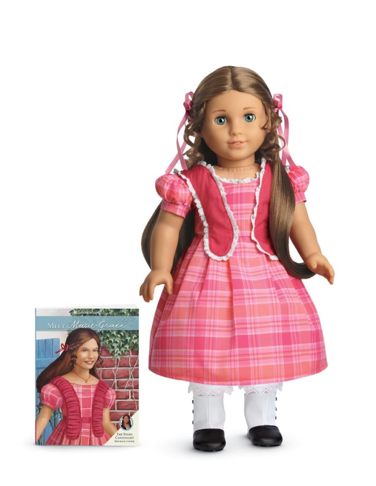 Marie-Grace, an American Girl doll whose story is set in 1850s New Orleans.