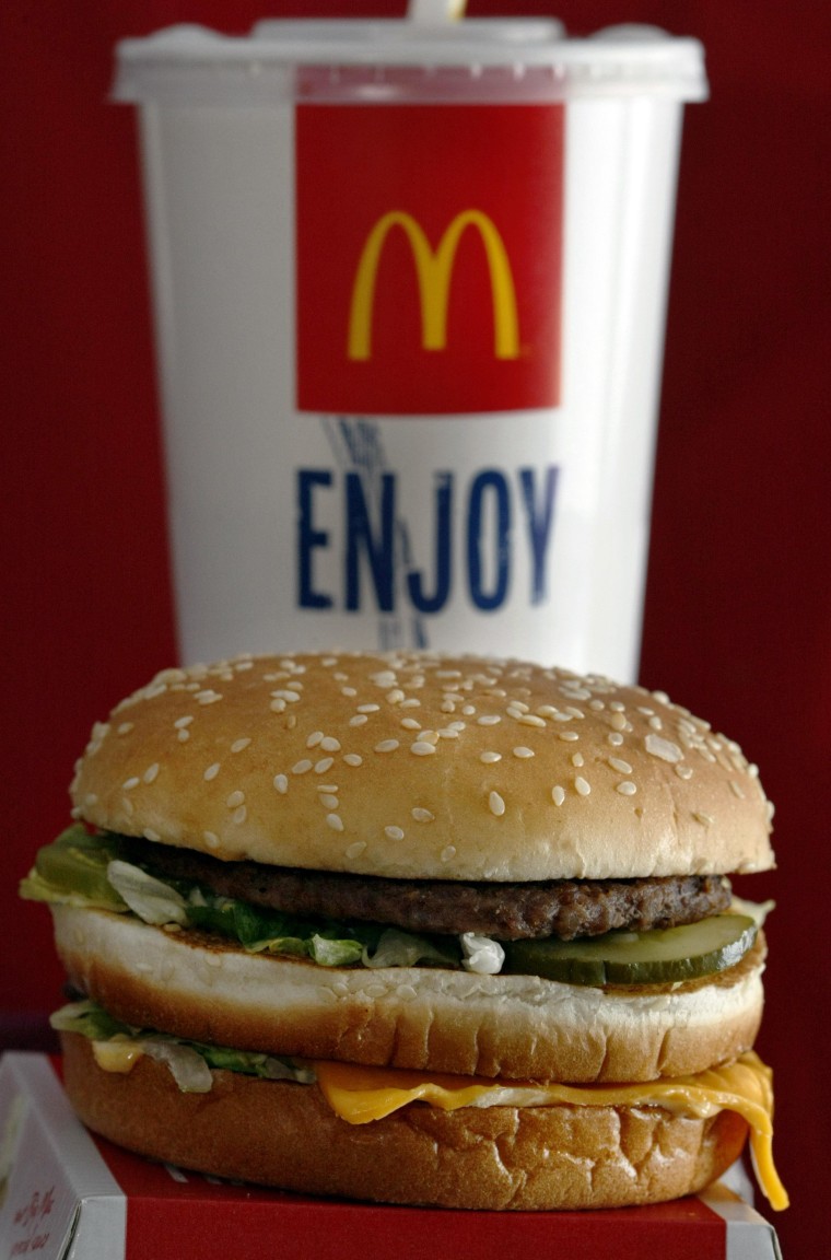 McDonald's placed bottom on a survey of customer satisfaction at restaurant chains.
