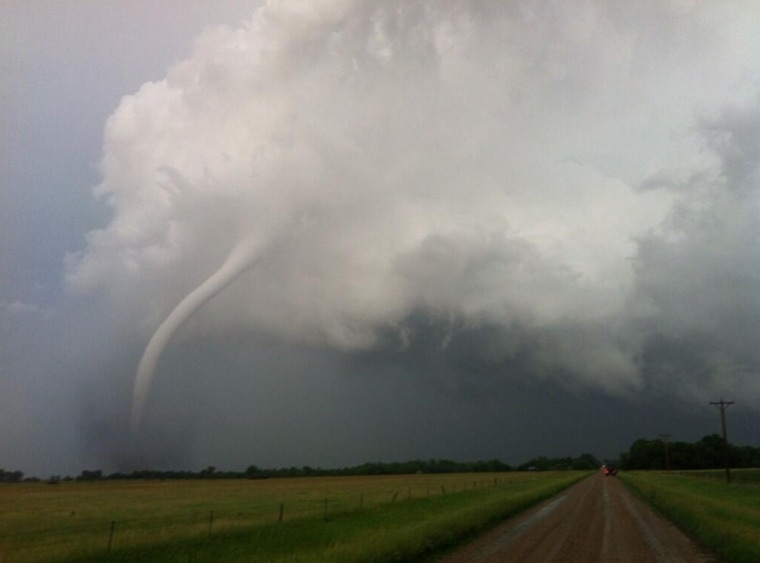 Image: Tornado passes near Woonsocket, S.D.
