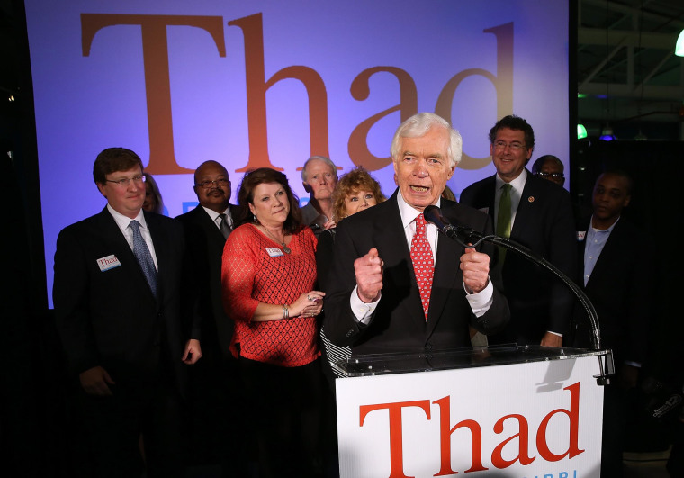 Image: Thad Cochran Awaits Election Results After Close Run-Off Election