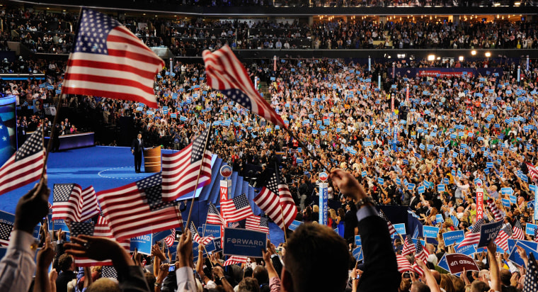 Image: Obama Accepts Nomination On Final Day Of Democratic National Convention