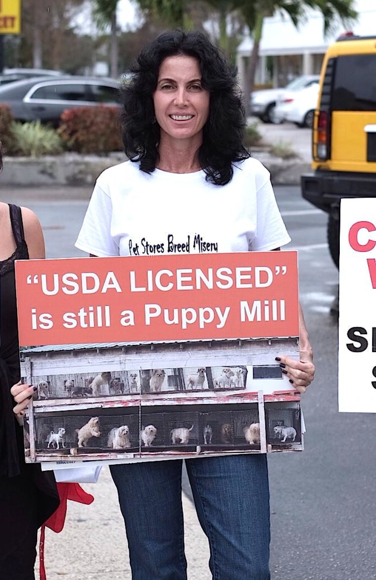 Michele Lazarow Pet Store Protest
