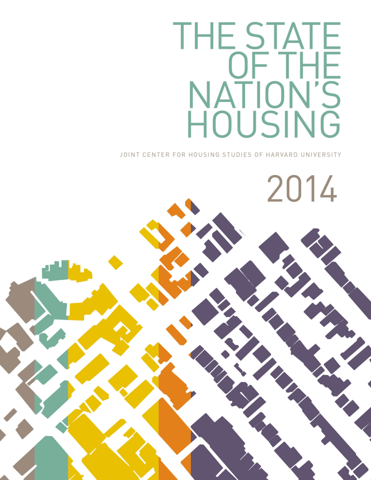 A new report from the Joint Center for Housing Studies of Harvard University.