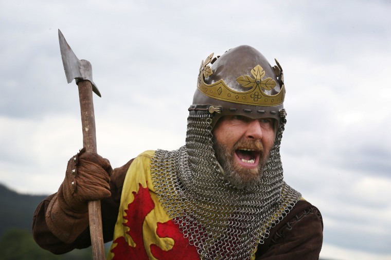 Image: Actor playing Robert the Bruce