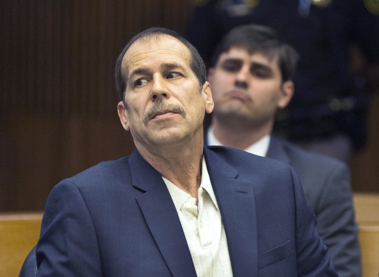 Image: In a case involving a shooting on the porch of his Dearborn Heights home, Theodore Wafer sits through the continuation of motion hearing in the court of Judge Dana Hathaway at the Frank Murphy Hall of Justice in Detroit, Mich., on June 30.