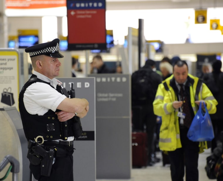 Image: Security at Heathrow