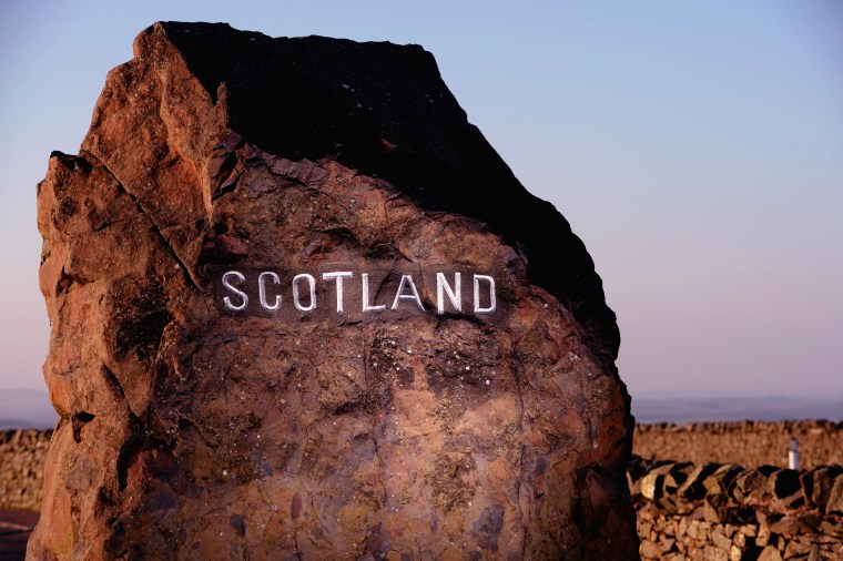 Welcome To Scotland Sign