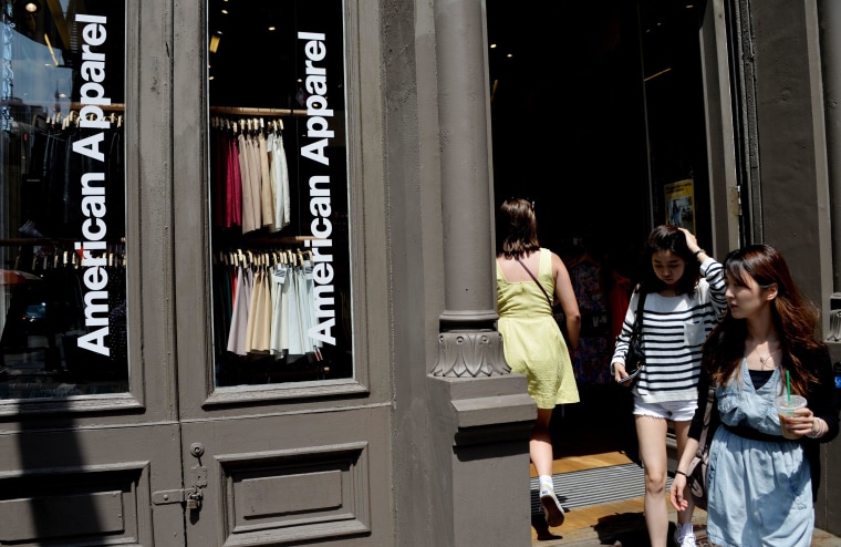An American Apparel store in New York.
