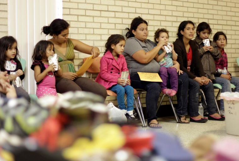 Image: Migrants in McAllen, Texas