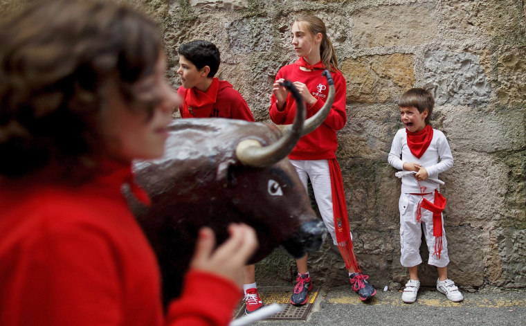 Image: Pamplona Running Of The Bulls
