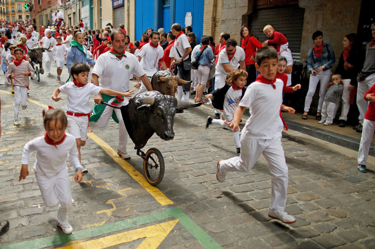Image: Pamplona Running Of The Bulls