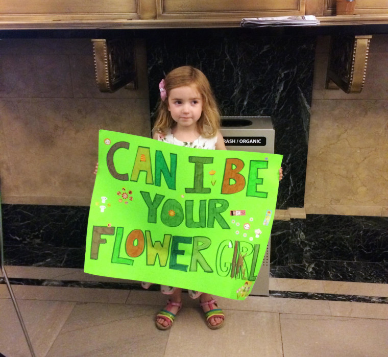 Image: Annabelle Earl, 4, of Brooklyn